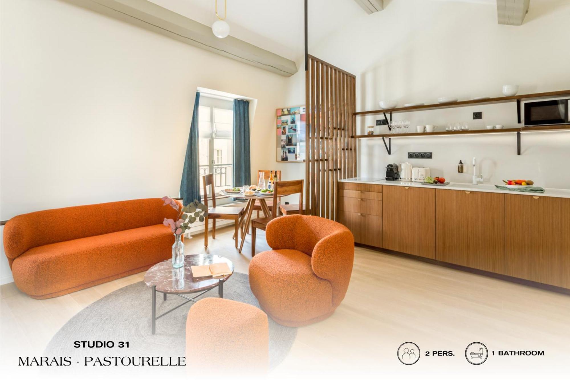 Apartmán Beauquartier - Marais, Pastourelle Paříž Exteriér fotografie