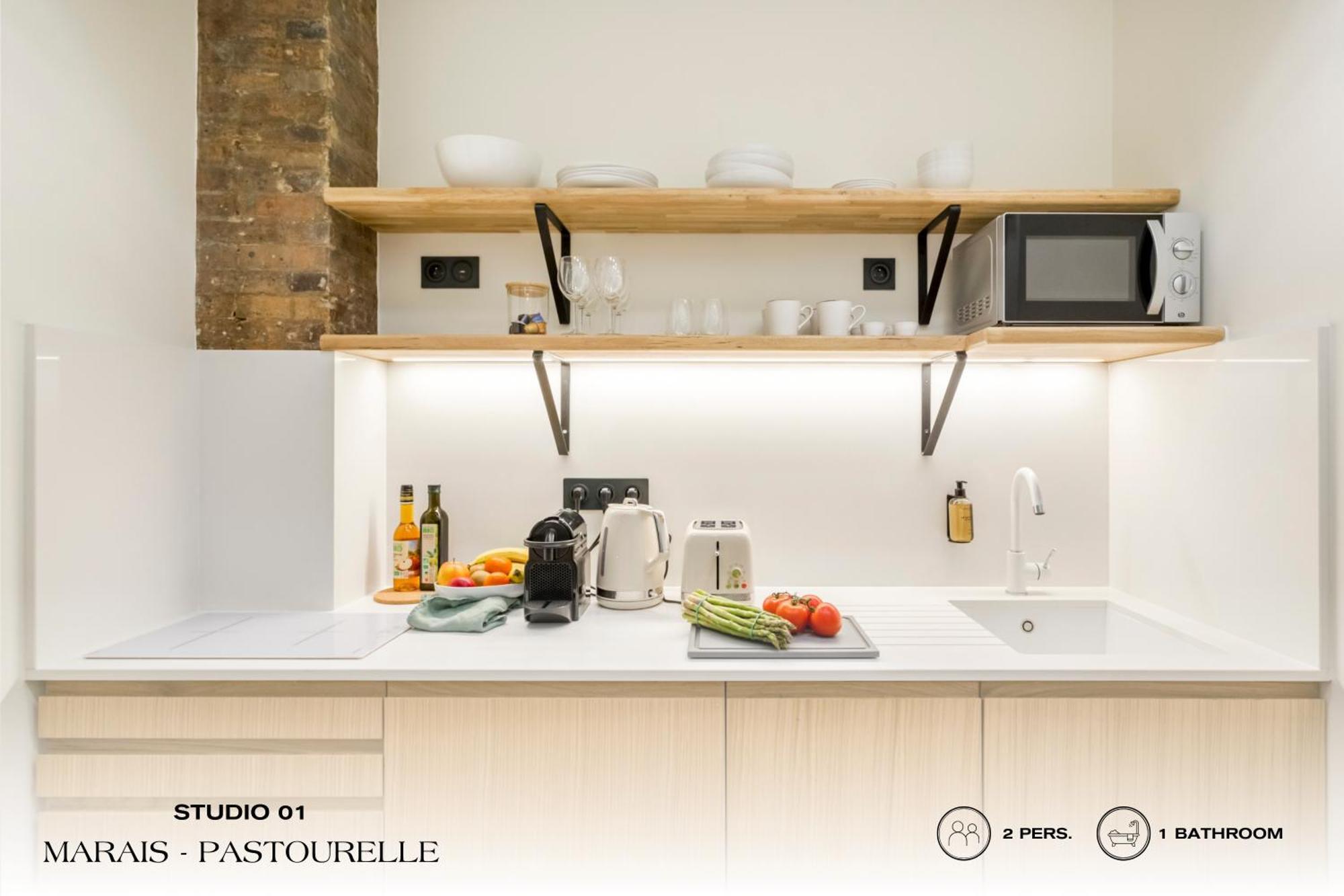 Apartmán Beauquartier - Marais, Pastourelle Paříž Exteriér fotografie