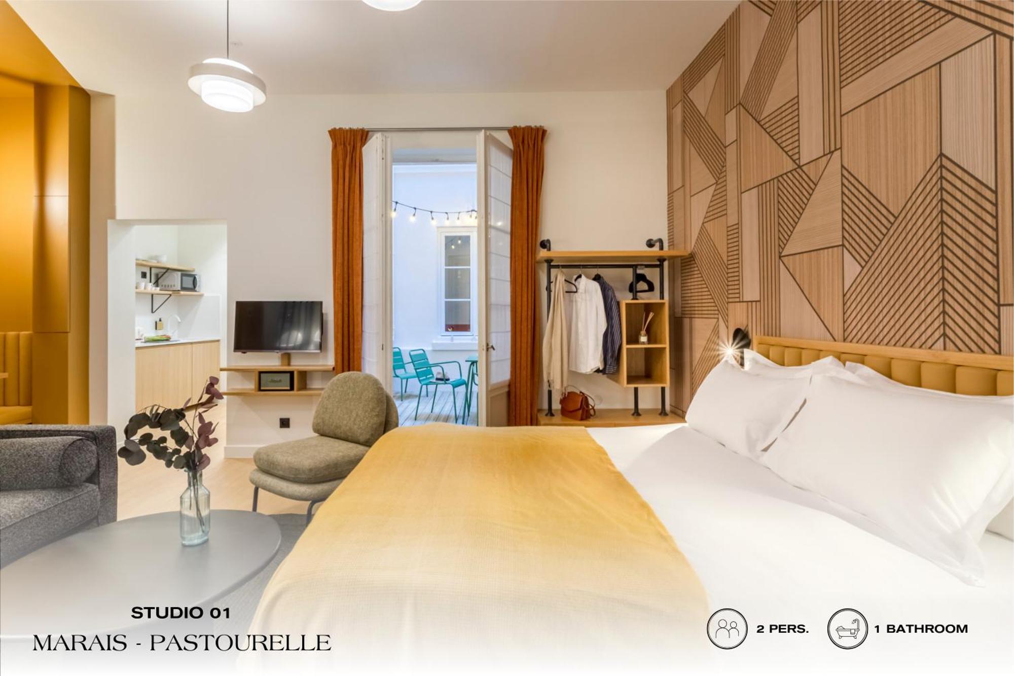 Apartmán Beauquartier - Marais, Pastourelle Paříž Exteriér fotografie