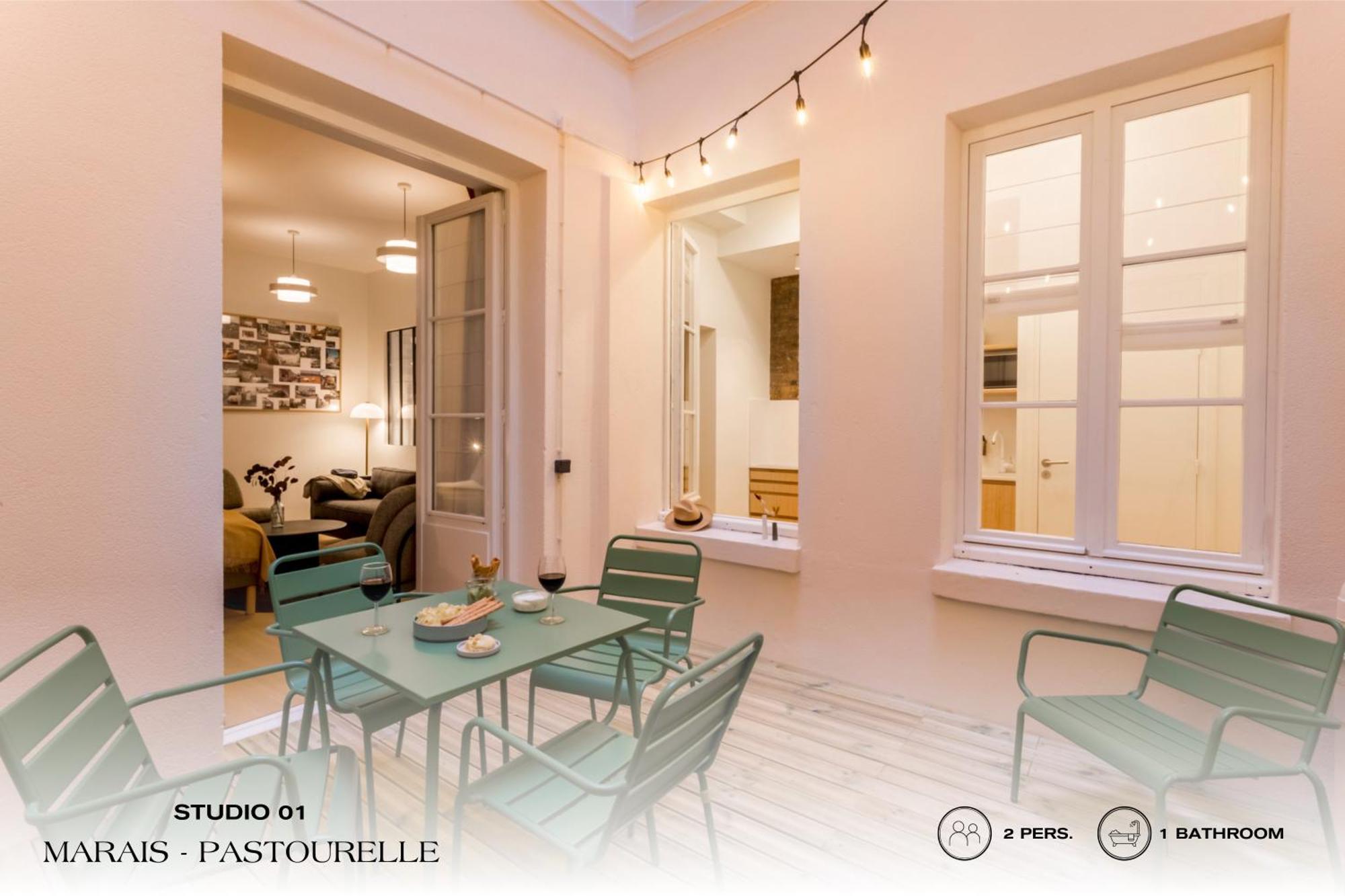 Apartmán Beauquartier - Marais, Pastourelle Paříž Exteriér fotografie