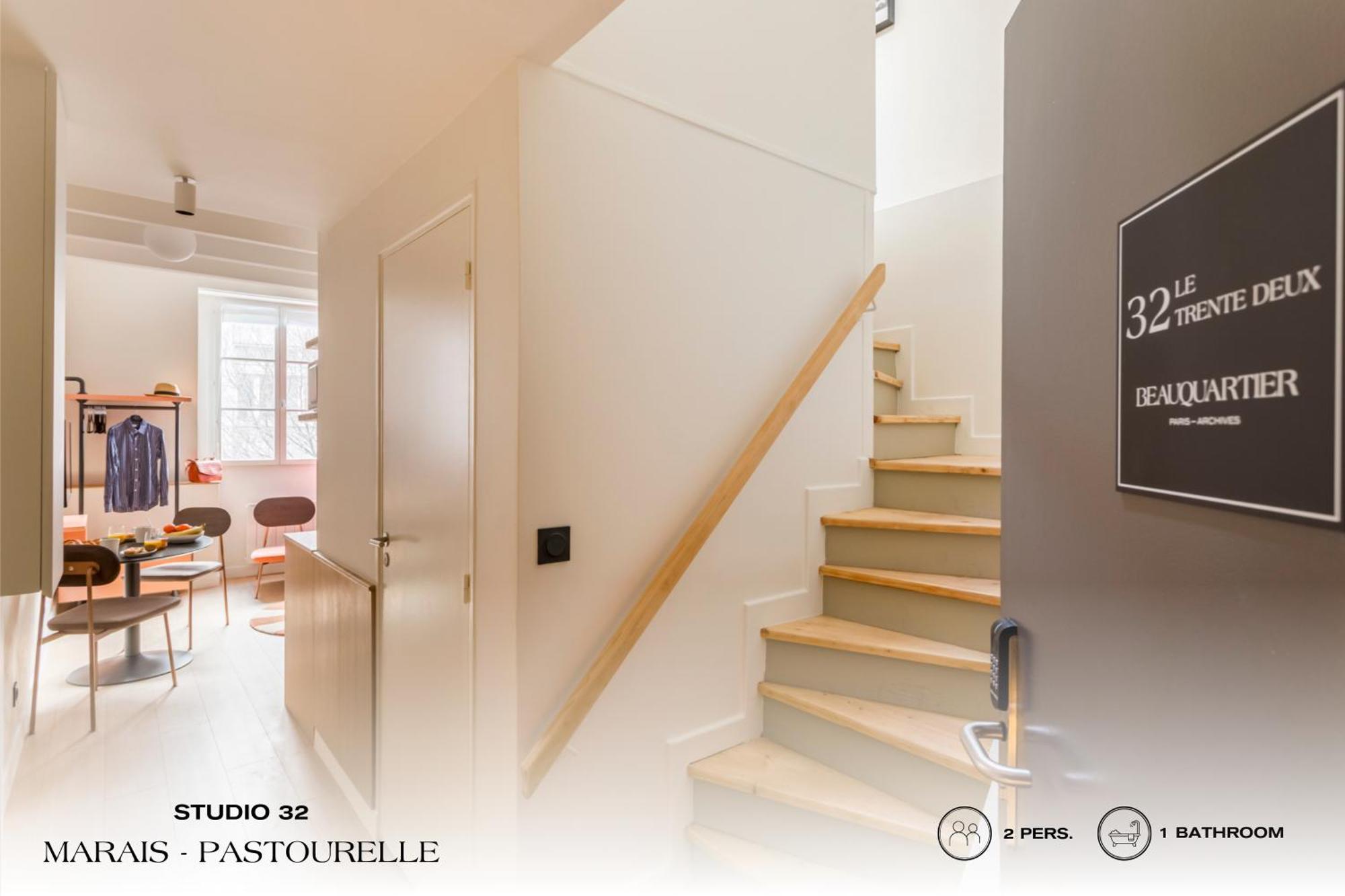 Apartmán Beauquartier - Marais, Pastourelle Paříž Exteriér fotografie