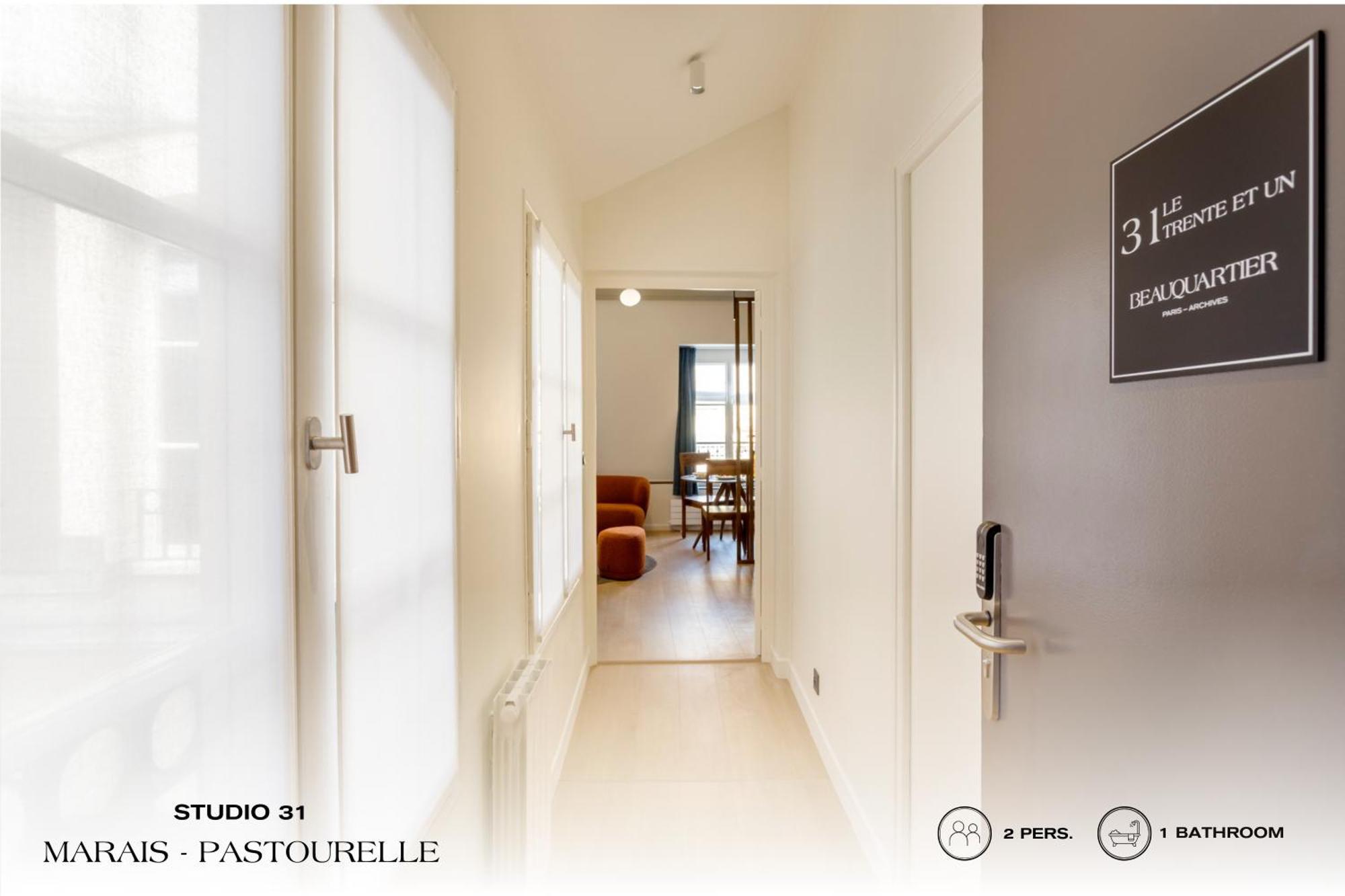 Apartmán Beauquartier - Marais, Pastourelle Paříž Exteriér fotografie