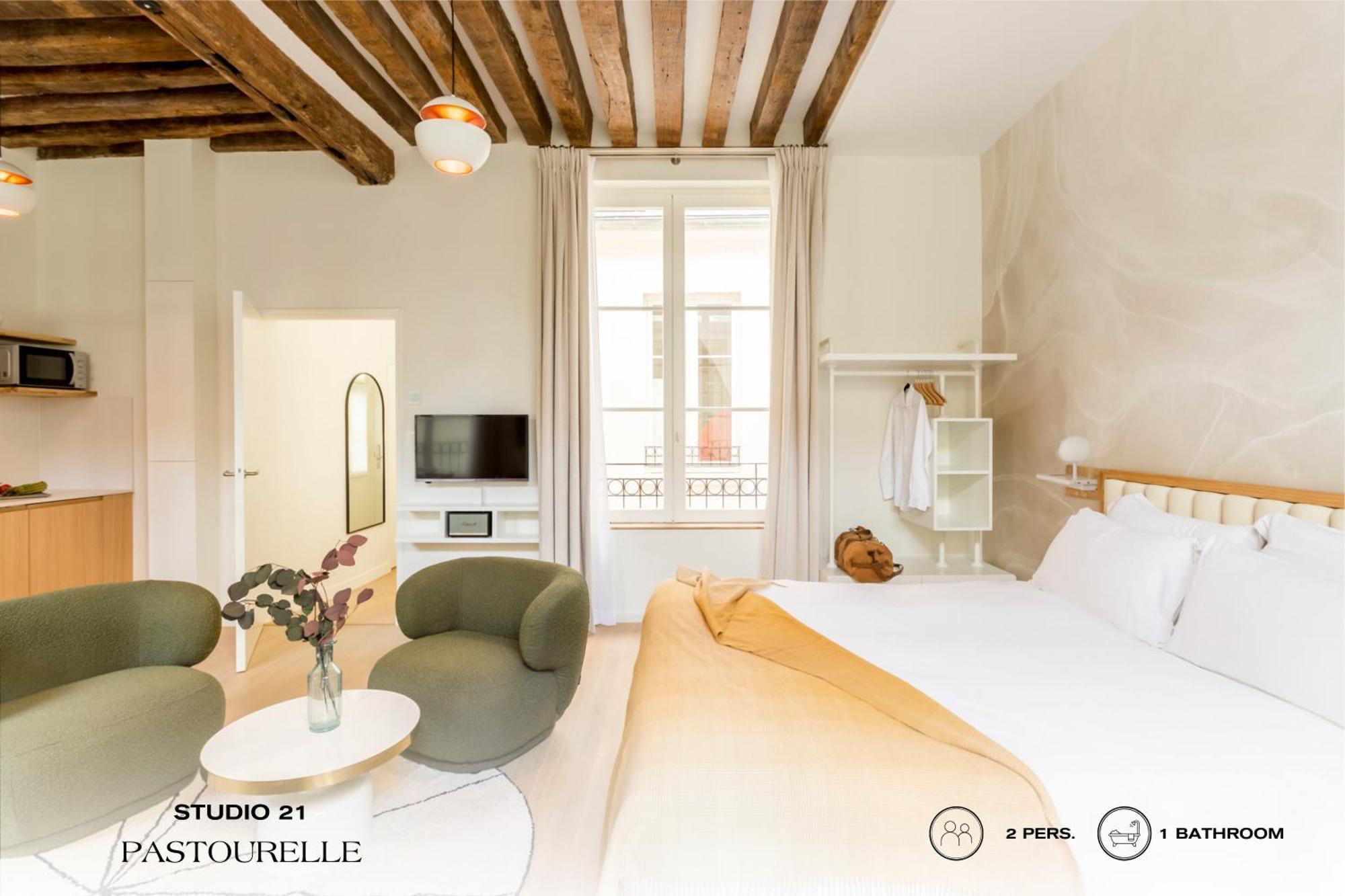 Apartmán Beauquartier - Marais, Pastourelle Paříž Exteriér fotografie