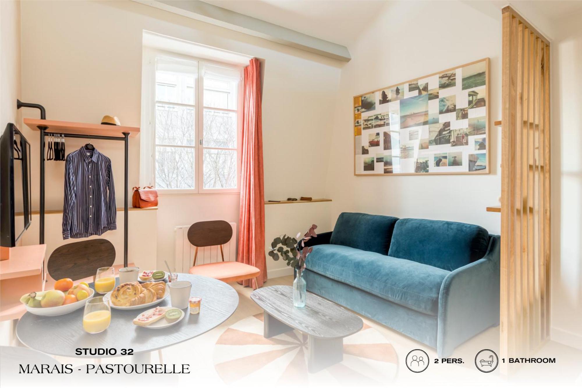 Apartmán Beauquartier - Marais, Pastourelle Paříž Exteriér fotografie