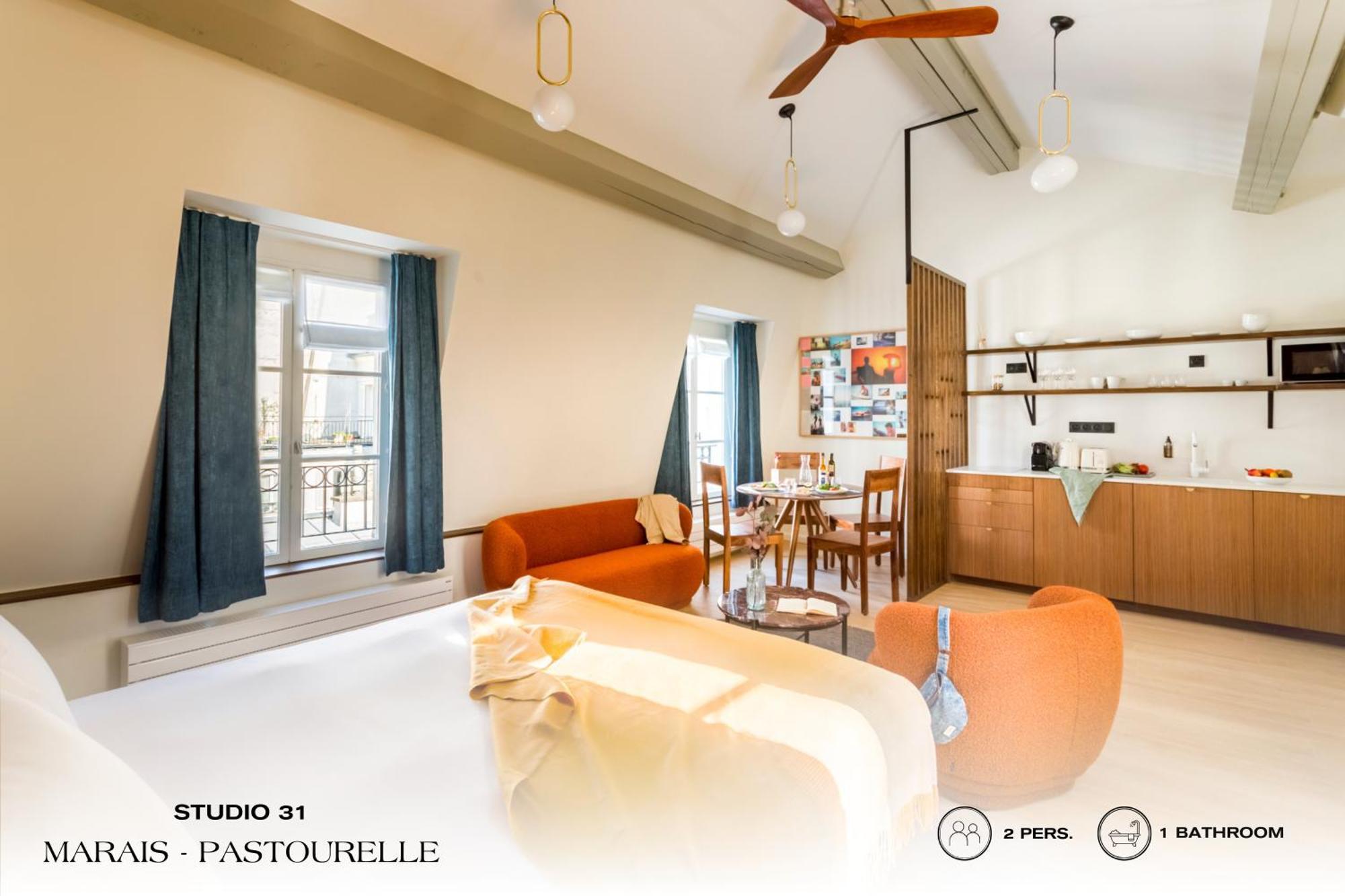 Apartmán Beauquartier - Marais, Pastourelle Paříž Exteriér fotografie