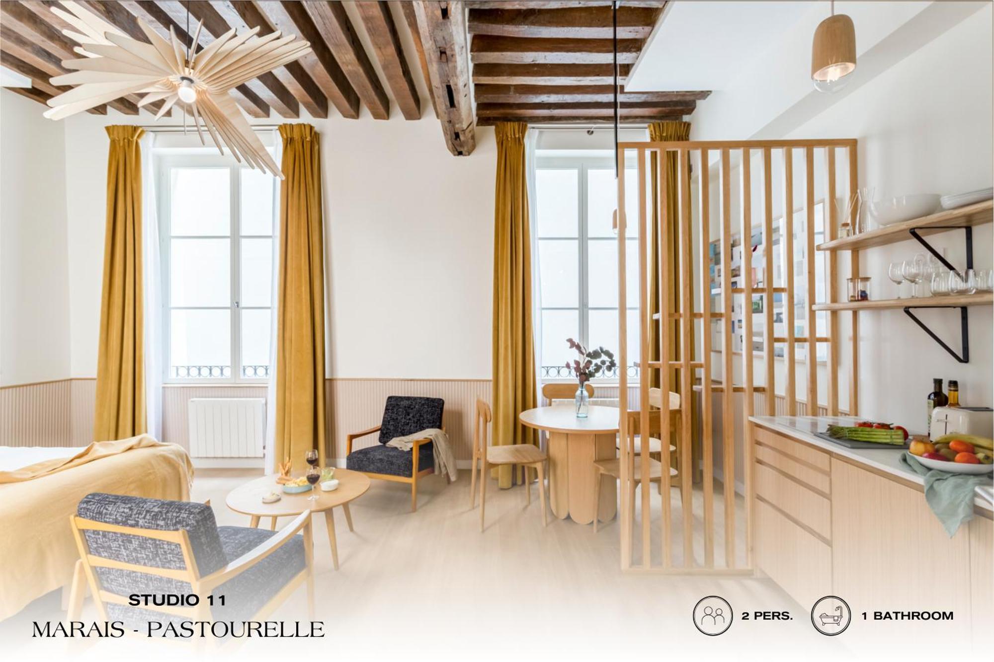 Apartmán Beauquartier - Marais, Pastourelle Paříž Exteriér fotografie