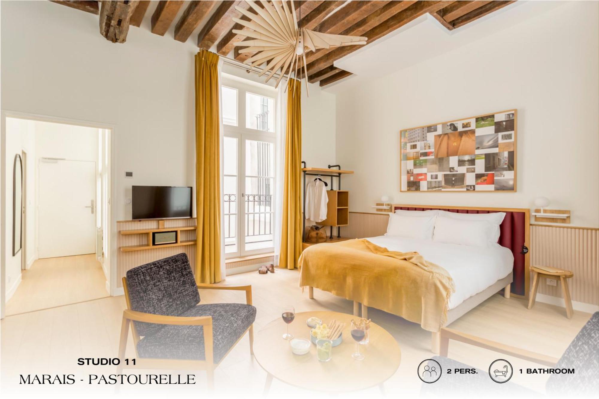 Apartmán Beauquartier - Marais, Pastourelle Paříž Exteriér fotografie