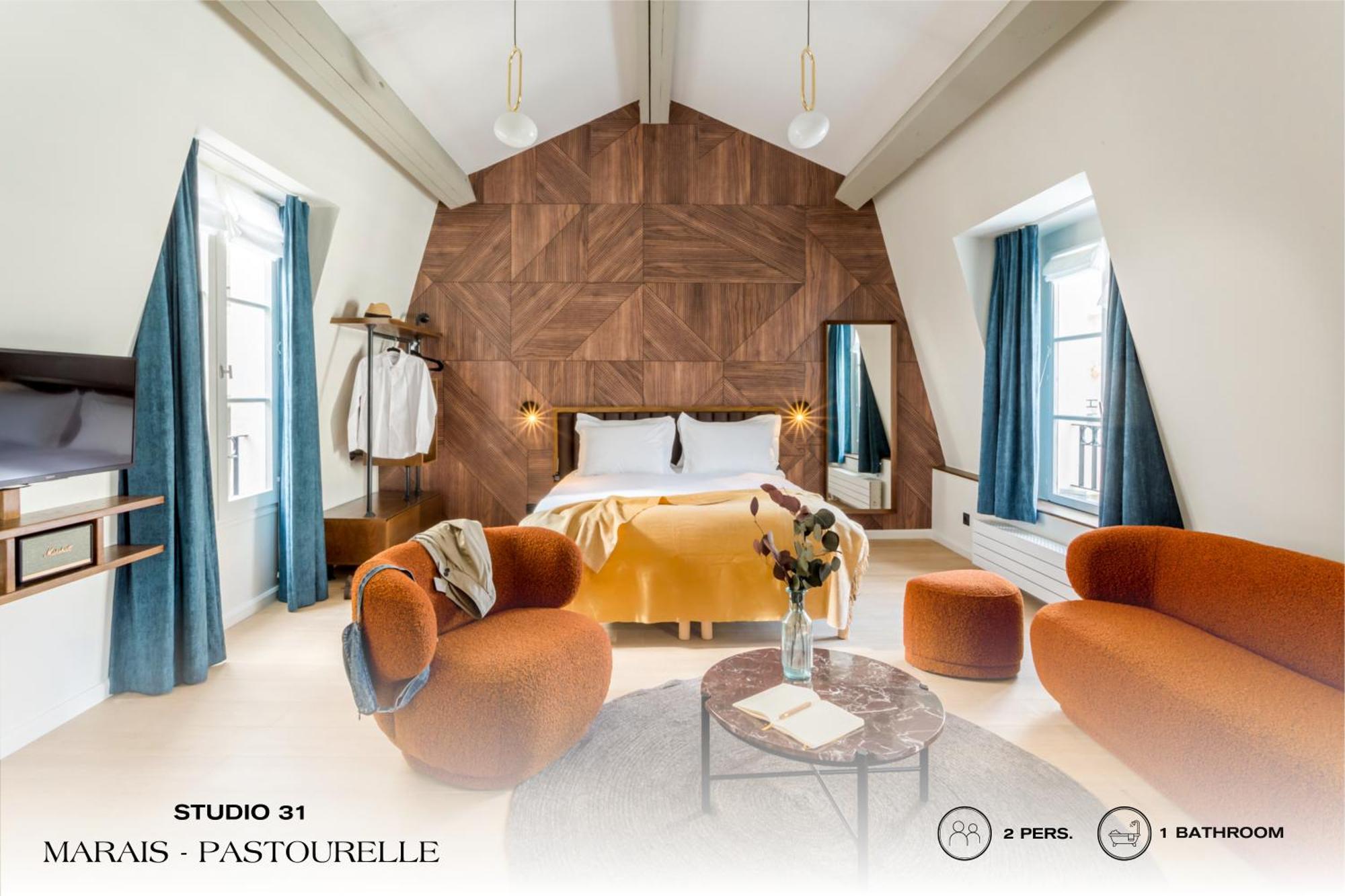 Apartmán Beauquartier - Marais, Pastourelle Paříž Exteriér fotografie