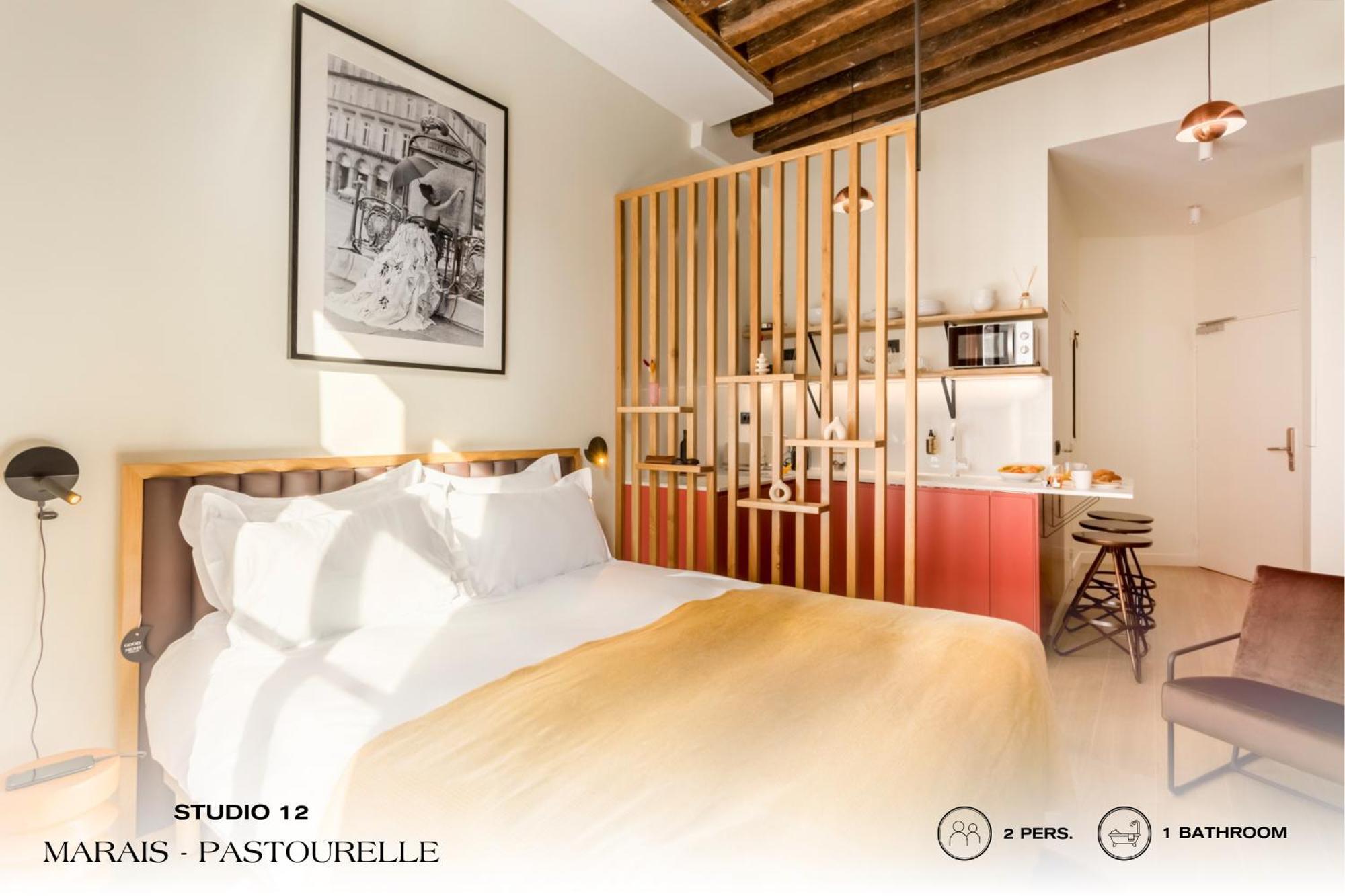 Apartmán Beauquartier - Marais, Pastourelle Paříž Exteriér fotografie