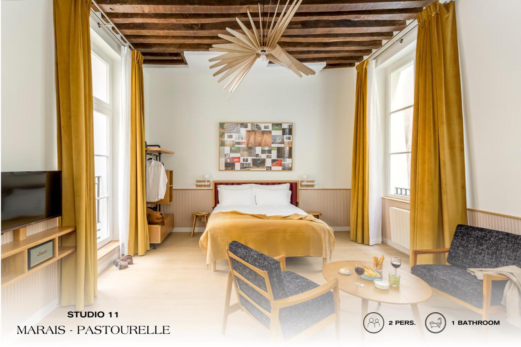 Apartmán Beauquartier - Marais, Pastourelle Paříž Exteriér fotografie