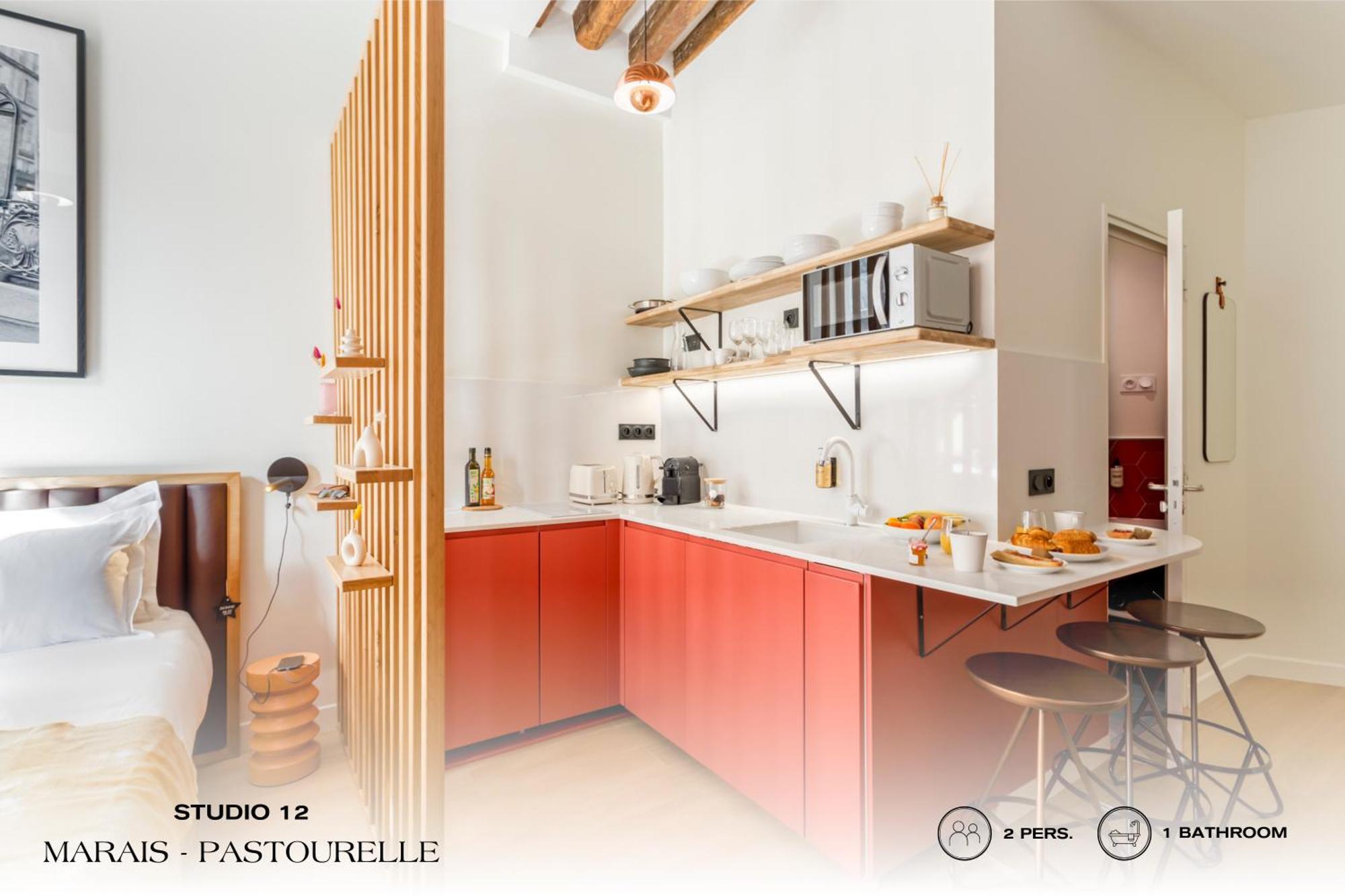Apartmán Beauquartier - Marais, Pastourelle Paříž Exteriér fotografie