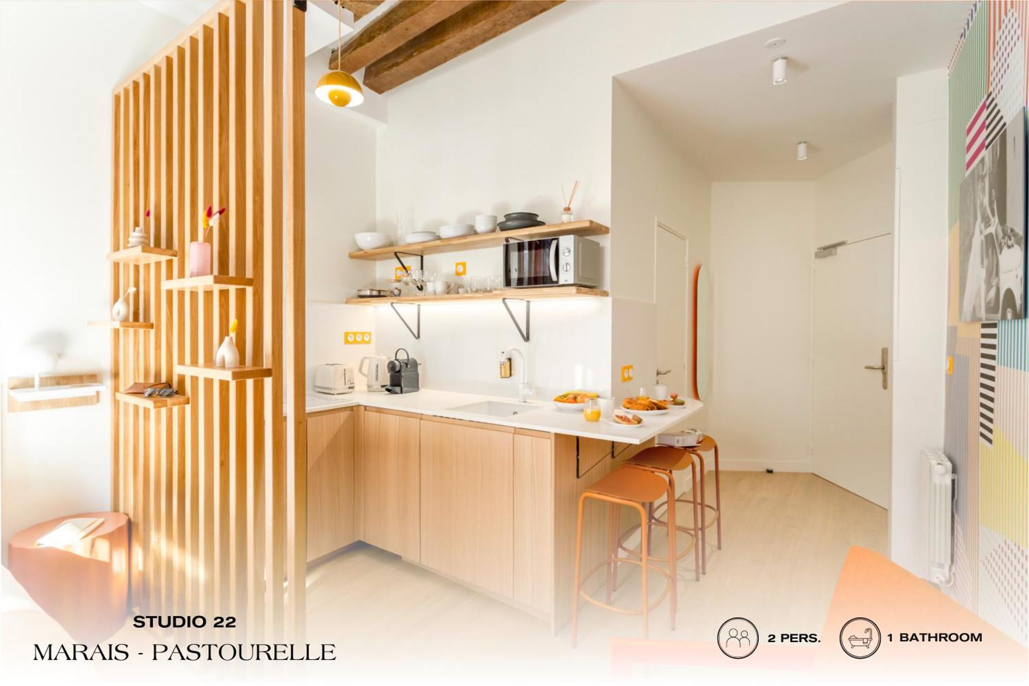 Apartmán Beauquartier - Marais, Pastourelle Paříž Exteriér fotografie
